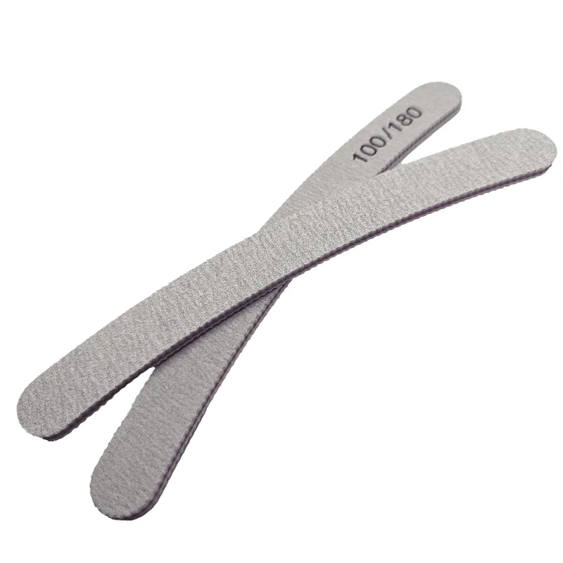Professional Double Sided Nail Files for Natural/Acrylic Nails - 100/180 Grit